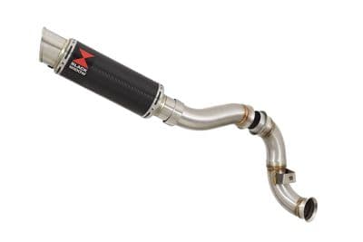 KTM 790 Duke  2018 - 2024 230mm Round GP Carbon Silencer Kit & De - Cat Eliminator Exhaust Pipe