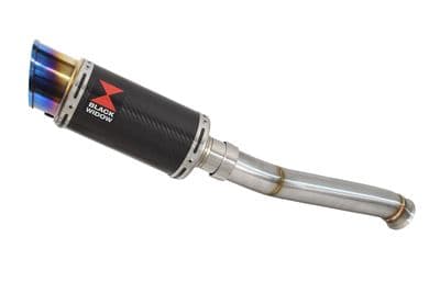 KTM 890 Adventure R 2021 - 2026 Exhaust Silencer 200mm Round Blue Tip Carbon