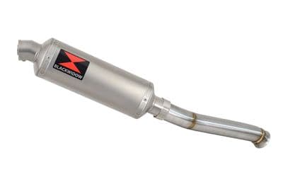 KTM 890 Adventure R 2021 - 2026 Exhaust Silencer 300mm Hexagonal Brushed Stainless