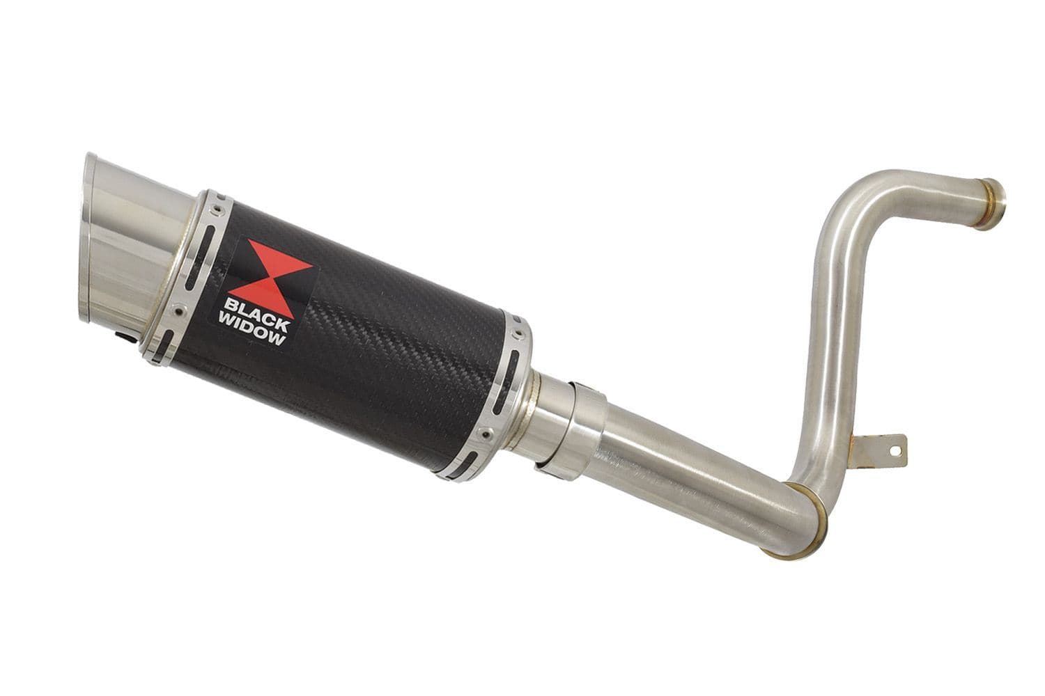 KTM RC 125 17-20 De Cat Eliminator Pipe 200mm Round Carbon