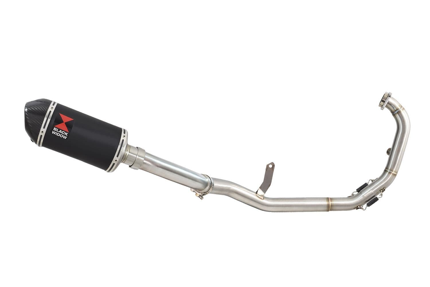 KTM RC 390 Duke 2021-2023 De-Cat Exhaust System 200mm Oval Black