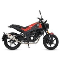 Leoncino 125 2022 - 2024 Performance Exhaust Full System 230 mm Oval Stainless Steel Silencer