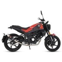 Leoncino 125 2022-2024 Performance Exhaust Full System 230mm Round GP Black Stainless Steel Silencer