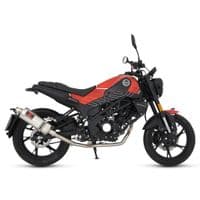 Leoncino 125 2022 - 2024 Performance Exhaust Full System 300 mm Oval Stainless Steel Silencer