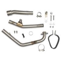 Leoncino 125 2022-2024 Performance Exhaust Full System 300mm Tri Oval Black Carbon Tip Silencer