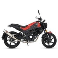 Leoncino 125 2022 - 2024 Performance Exhaust Full System 350 mm Round GP Stainless Steel Silencer