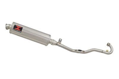 Lexmoto Adrenaline 125 2008-2016 Exhaust System + 400mm Oval Stainless Silencer