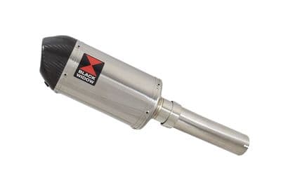 Lexmoto LXR 380 Exhaust Silencer 200mm Oval Stainless Carbon Tip