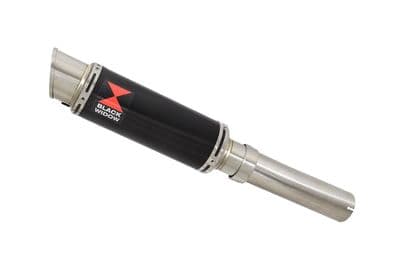 Lexmoto LXR 380 Exhaust Silencer 230mm GP Round Black Stainless