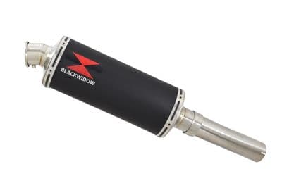 Lexmoto LXR 380 Exhaust Silencer 300mm Round Black Stainless