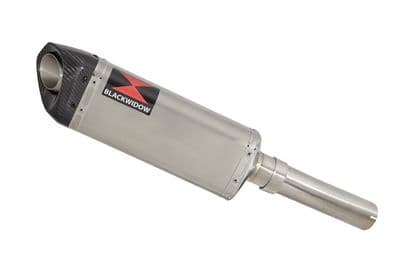 Lexmoto LXR 380 Exhaust Silencer 300mm Tri Oval Stainless Carbon Tip