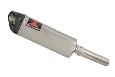 Lexmoto LXR 380 Exhaust Silencer 350mm Tri Oval Stainless Carbon Tip