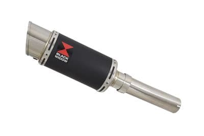 Lexmoto LXR125 Exhaust Silencer 200mm Round Black Stainless