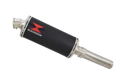 Lexmoto LXR125 Exhaust Silencer 300mm Oval Black Stainless