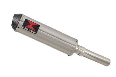 Lexmoto LXR125 Exhaust Silencer 370mm Round Stainless Carbon Tip