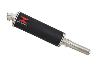 Lexmoto LXR125 Exhaust Silencer 400mm Oval Black Stainless