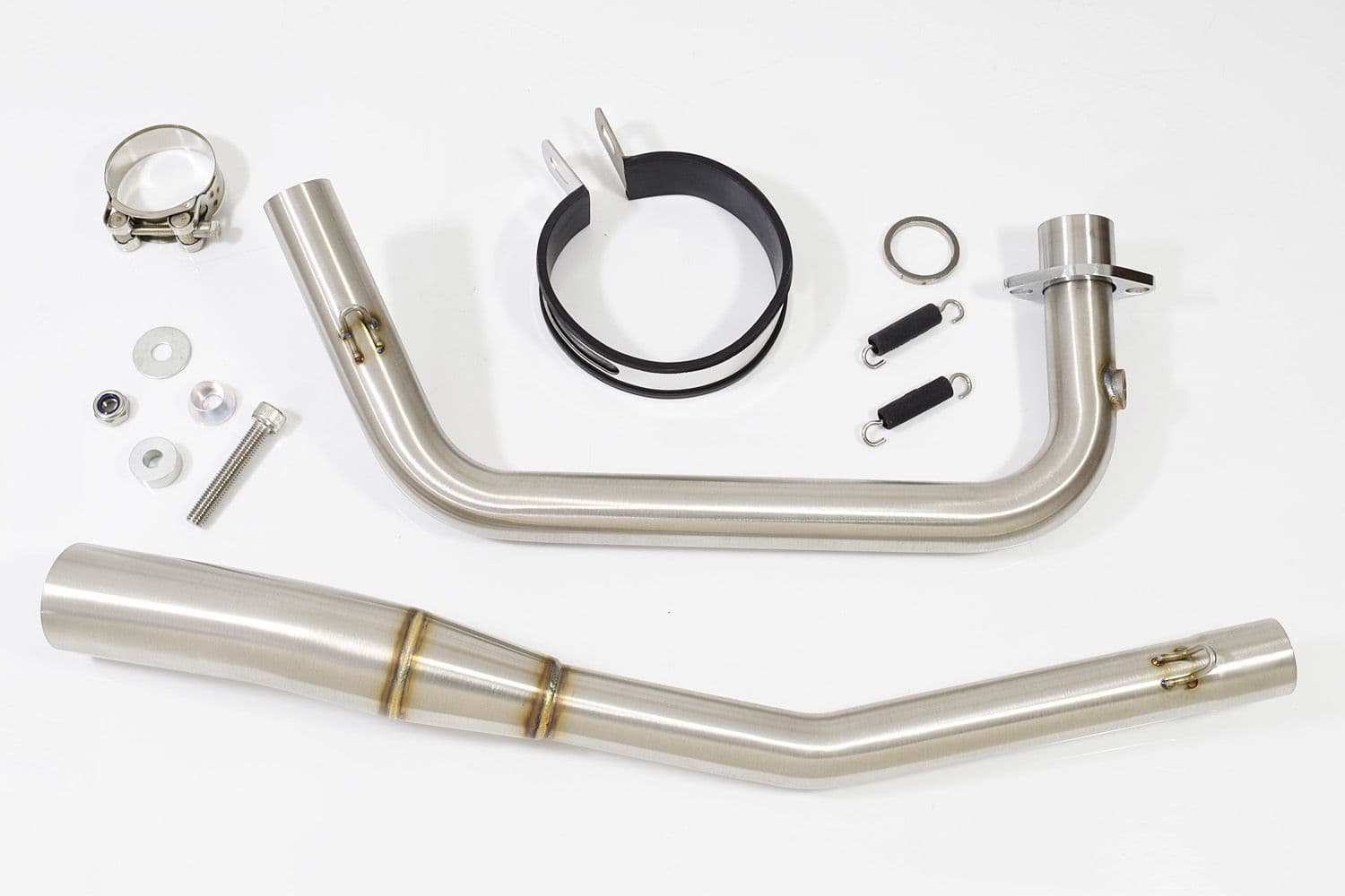 Lexmoto Venom 125 2013-2020 Exhaust System 230mm GP Round Blue Tip