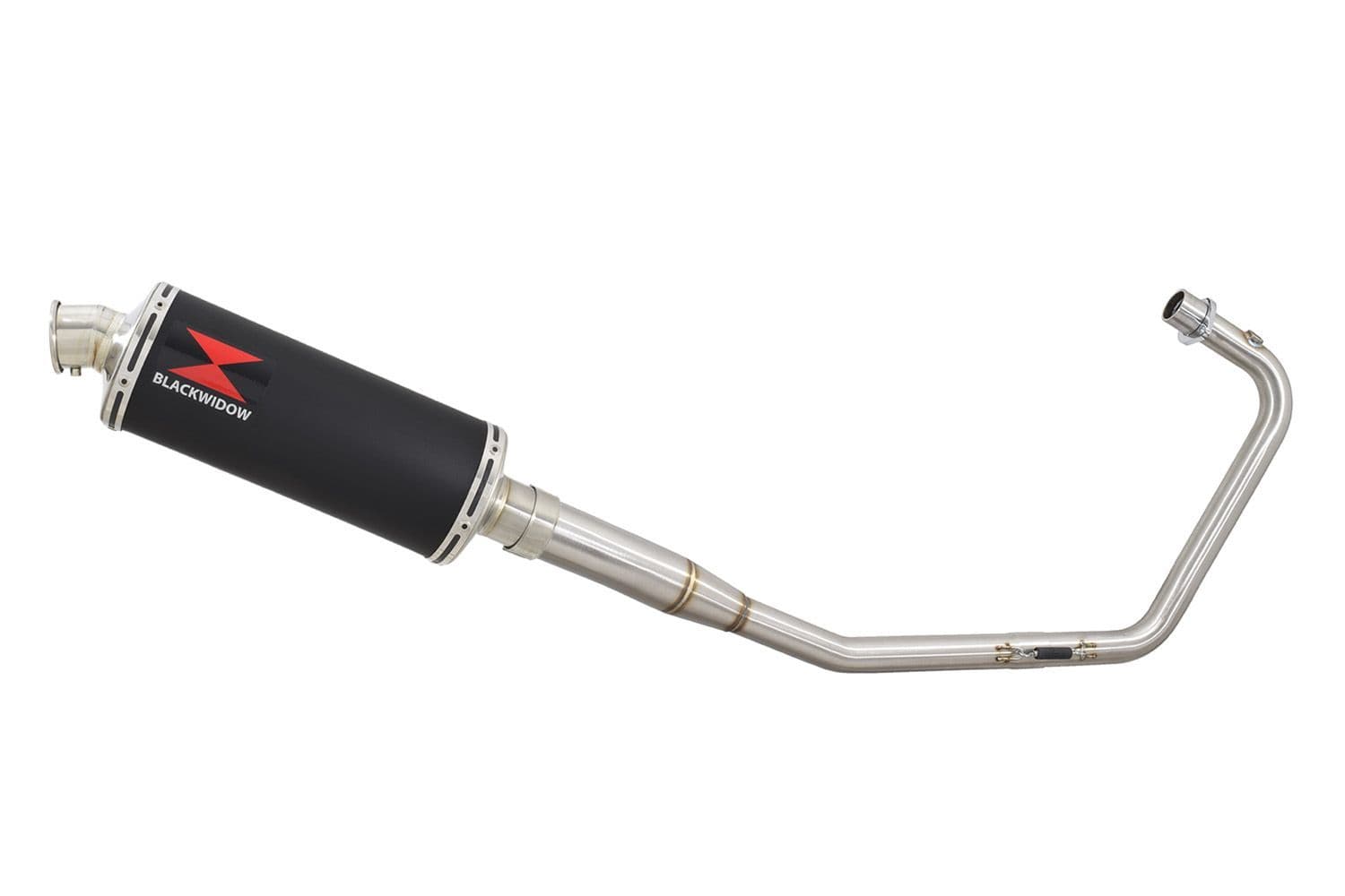 Lexmoto Venom 125 2013-2020 Exhaust System 300mm Round Black