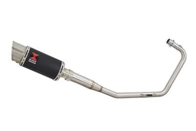 Lexmoto Viper 125 2018-2020 Exhaust System + 200mm Round Black Stainless Silencer