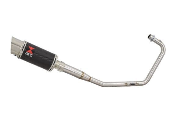 Lexmoto Viper 125 2018-2020 Exhaust System + 200mm Round Carbon Silencer