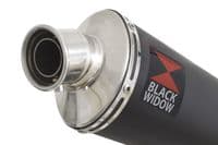 Lexmoto Viper 125 2018-2020 Exhaust System + 230mm Oval Black Stainless Silencer