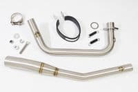 Lexmoto Viper 125 2018-2020 Exhaust System + 400mm Oval Stainless Silencer