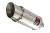 M 1000 R 2023 - 2026 Exhaust Link Pipe + 230mm GP Round Stainless Silencer