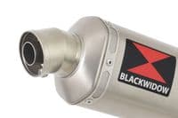 M 1000 R 2023 - 2026 Exhaust Link Pipe + 300mm Hexagonal Stainless Silencer