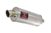 M 1000 R 2023 - 2026 Exhaust Link Pipe + 300mm Oval Stainless Silencer