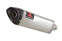 M 1000 R 2023 - 2026 Exhaust Link Pipe + 350mm Tri Oval Stainless Carbon Tip Silencer