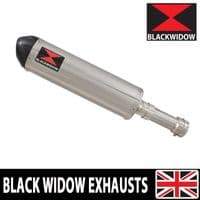 M 1000 R 2023 - 2026 Exhaust Link Pipe + 400mm Oval Stainless Carbon Tip Silencer