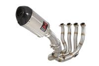 M 1000 R 2023 - 2026 Performance De - Cat Exhaust System 200mm Oval Stainless Carbon Tip Silencer