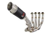 M 1000 R 2023 - 2026 Performance De - Cat Exhaust System 200mm Round Black Stainless Silencer