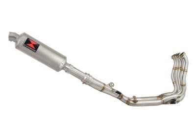 M 1000 R 2023 - 2026 Performance De - Cat Exhaust System 300mm Hexagonal Brushed Stainless Silencer