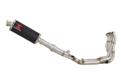 M 1000 R 2023 - 2026 Performance De - Cat Exhaust System 300mm Oval Black Stainless Silencer