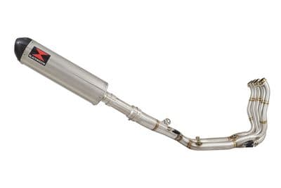 M 1000 R 2023 - 2026 Performance De - Cat Exhaust System 400mm Oval Stainless Carbon Silencer