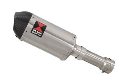 M1000XR 2023 - 2026 Exhaust Link Pipe + 200 mm Oval Stainless Carbon Tip Silencer