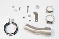 M1000XR 2023 - 2026 Exhaust Link Pipe + 230 mm Round Carbon  Silencer