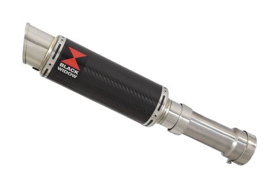M1000XR 2023 - 2026 Exhaust Link Pipe + 230 mm Round Carbon  Silencer