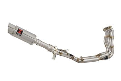 M1000XR 2023 - 2026 Performance De - Cat Exhaust System 200 mm Round Stainless Silencer