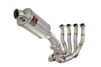 M1000XR 2023 - 2026 Performance De - Cat Exhaust System 230 mm Oval Stainless Silencer