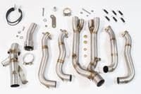 M1000XR 2023 - 2026 Performance De - Cat Exhaust System 230 mm Oval Stainless Silencer