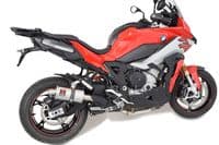 M1000XR 2023 - 2026 Performance De - Cat Exhaust System 230 mm Oval Stainless Silencer