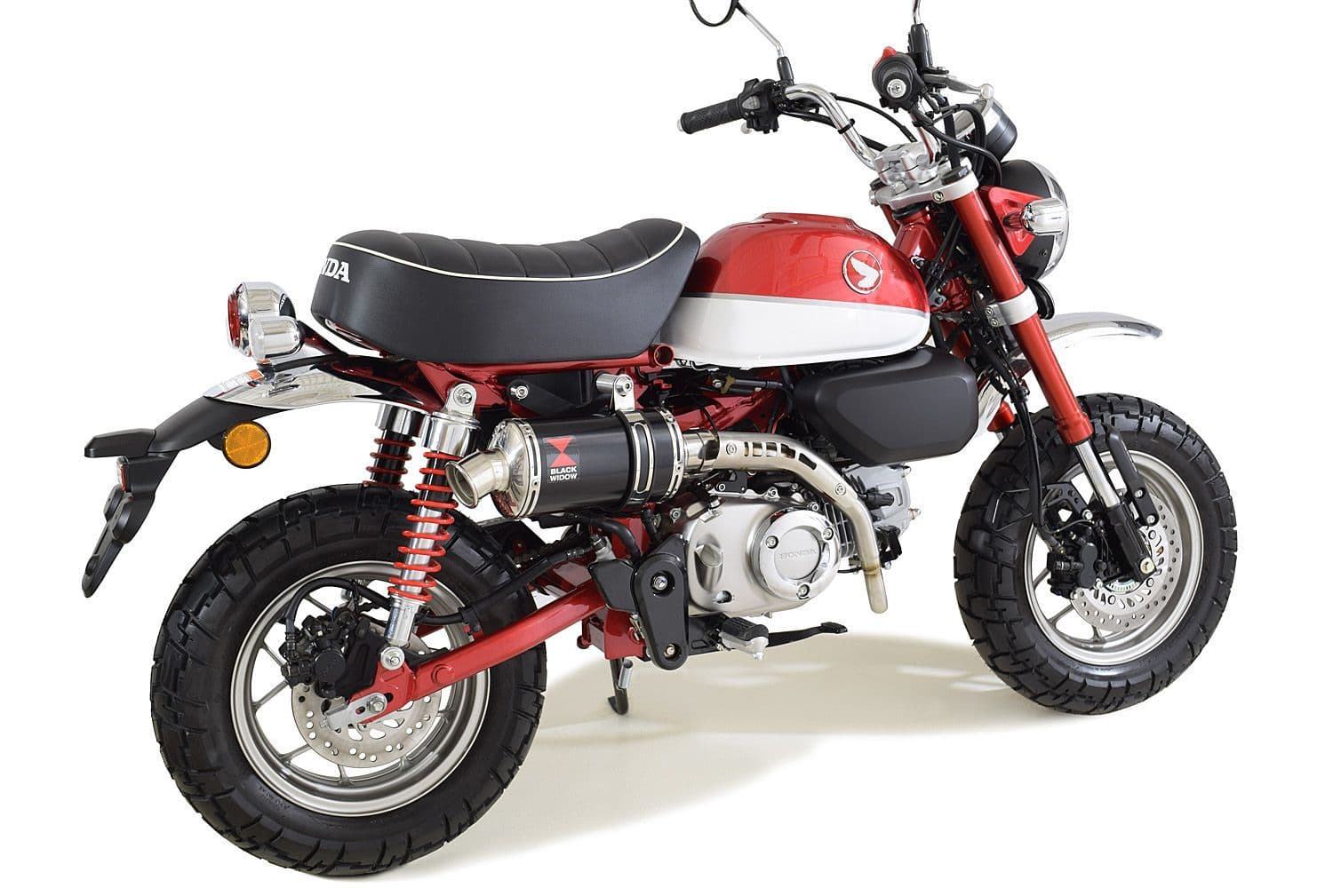 MONKEY Monkey 125 2018 - 2024 Exhaust System 230mm Oval Black Stainless