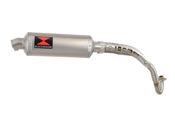 Monkey 125 2018 - 2024 Exhaust System 300mm Hexagonal Stainless Silencer