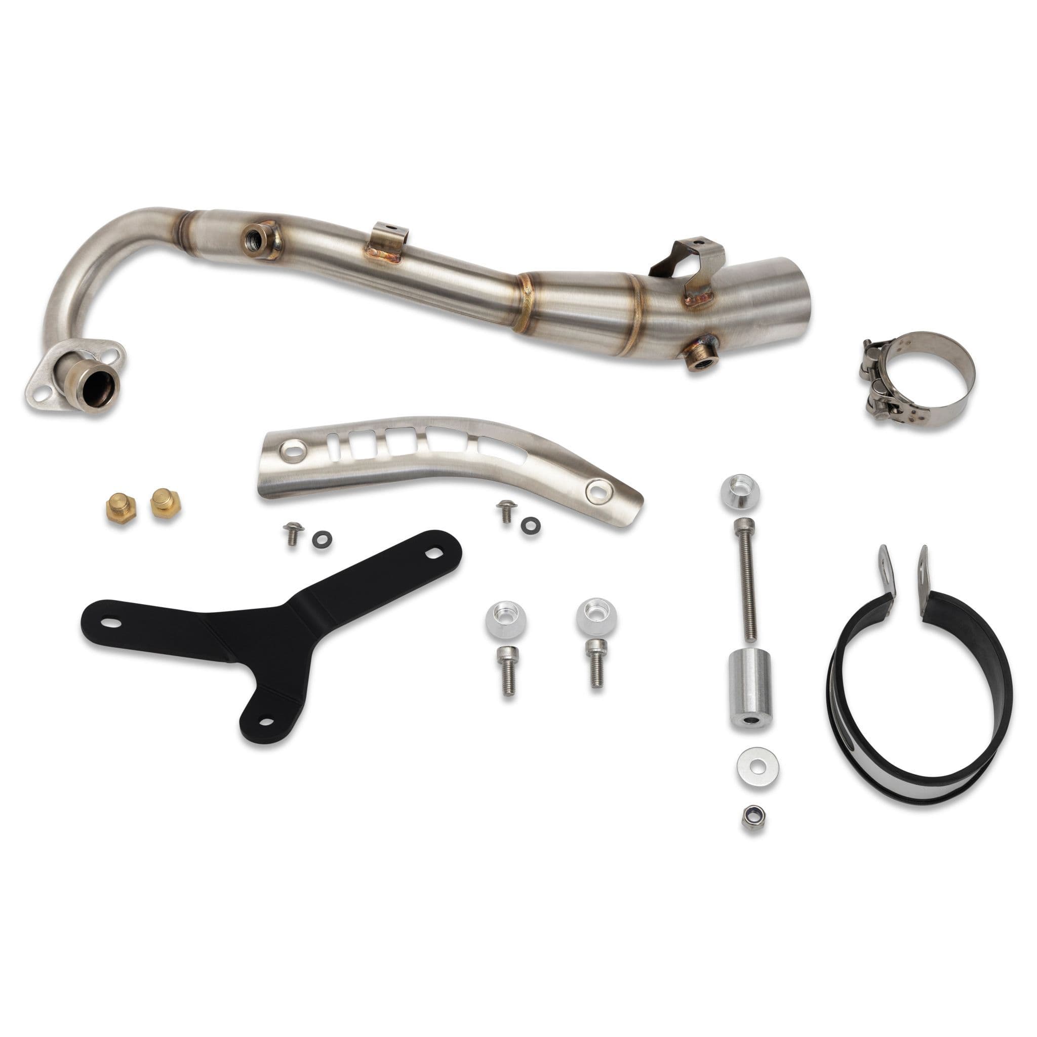 ‥ Monkey 125 2025 - 2026 Exhaust System 200 mm Oval Stainless Steel