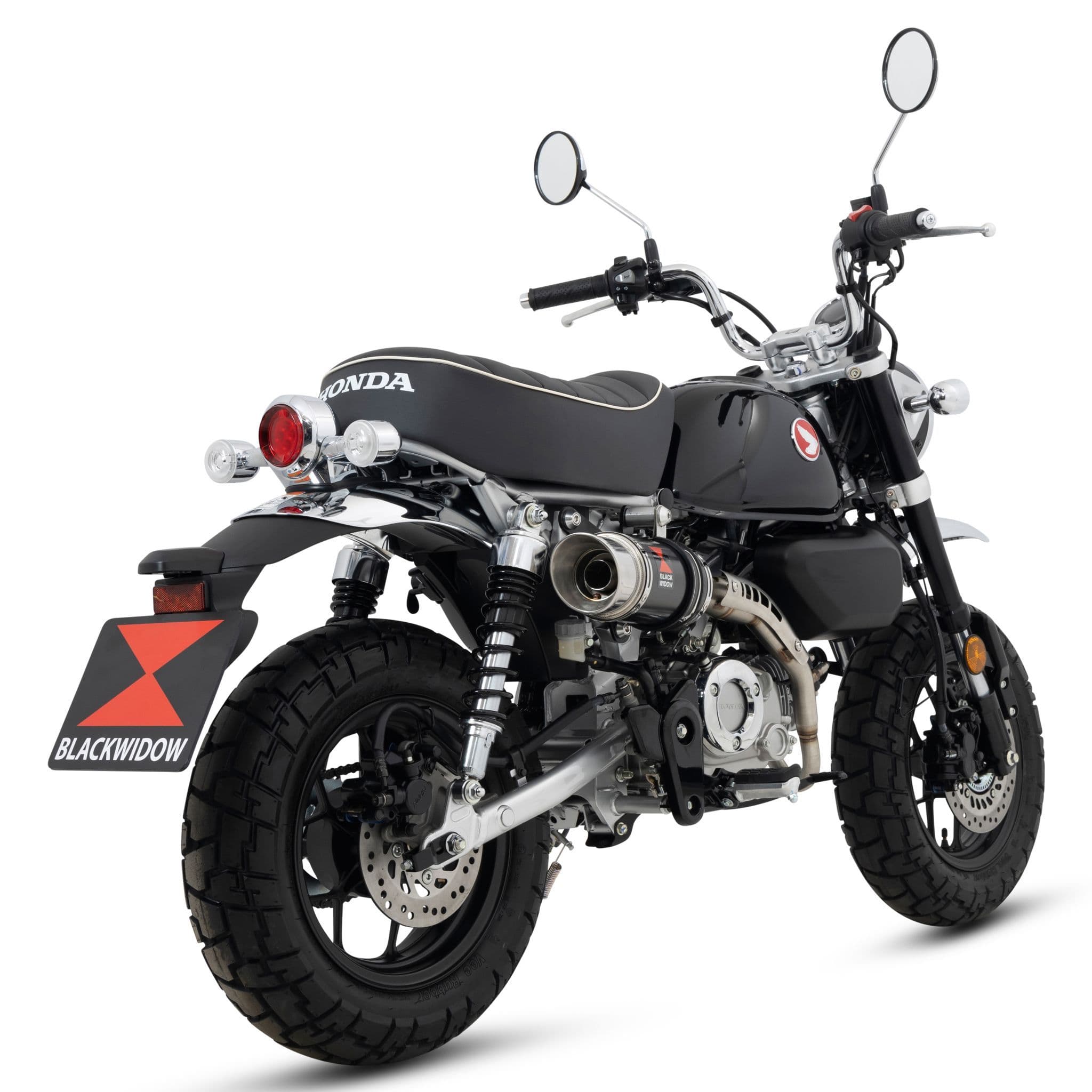 Monkey 125 2025 - 2026 Exhaust System 200 mm Round GP Black