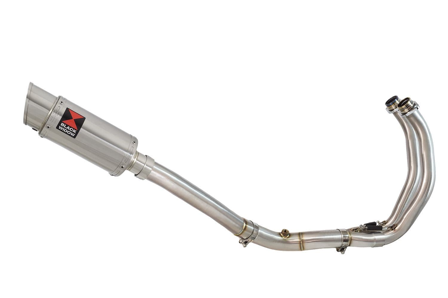 MT-07 2014-2020 High Level De-cat Exhaust System with 200mm Round