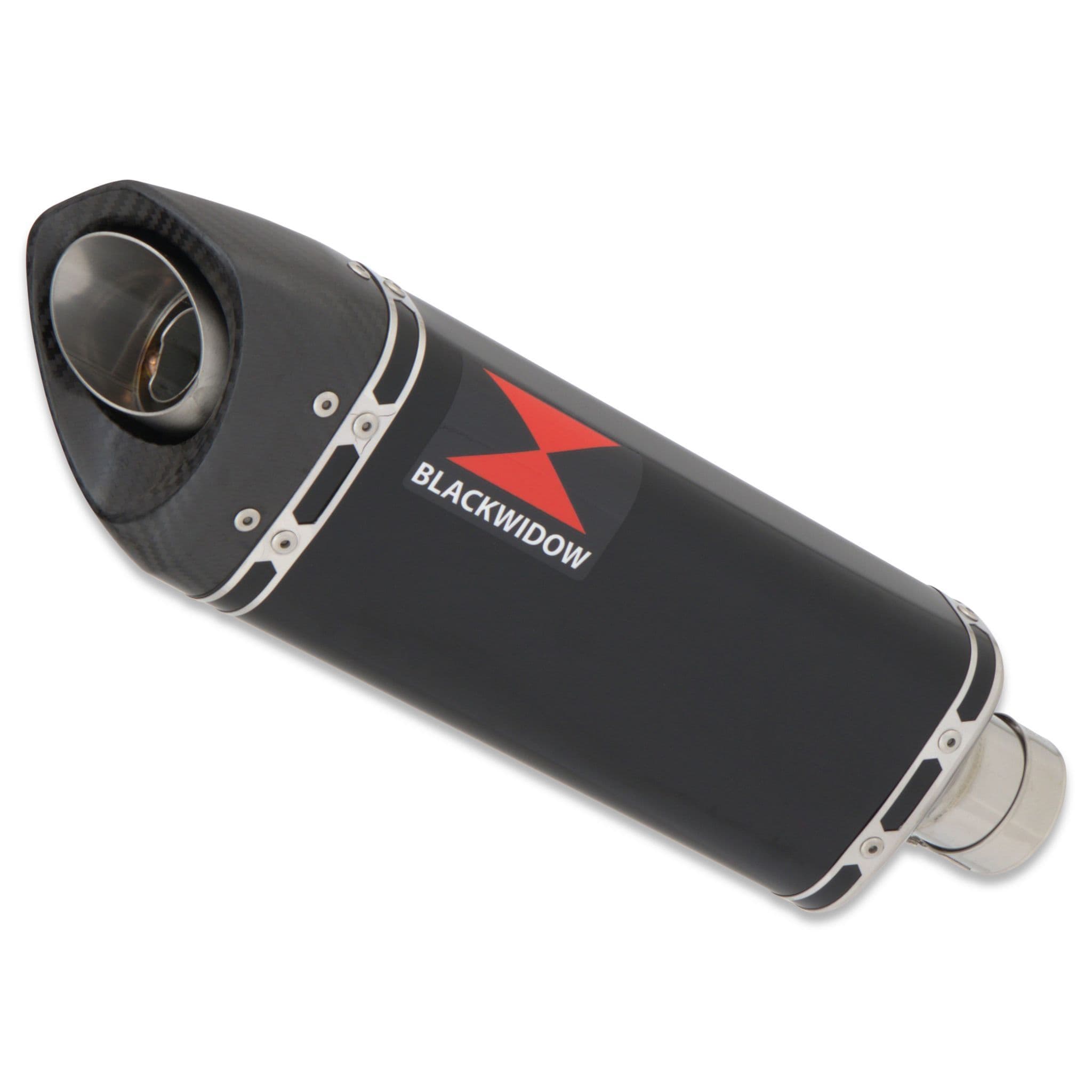 Ys MT - 07 2025 De - Cat Exhaust System 300mm Tri - Oval Black