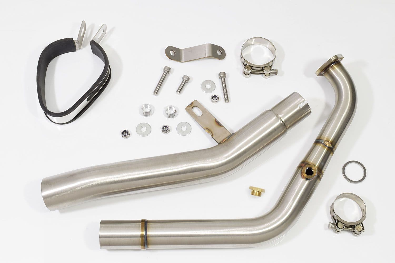 MT 125 2021 - 2024 De - Cat Exhaust System 300mm Tri Oval